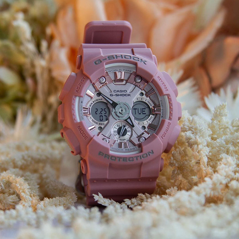 CASIO G-Shock Analog-Digital 'Pink' GMA-S120DP-4A