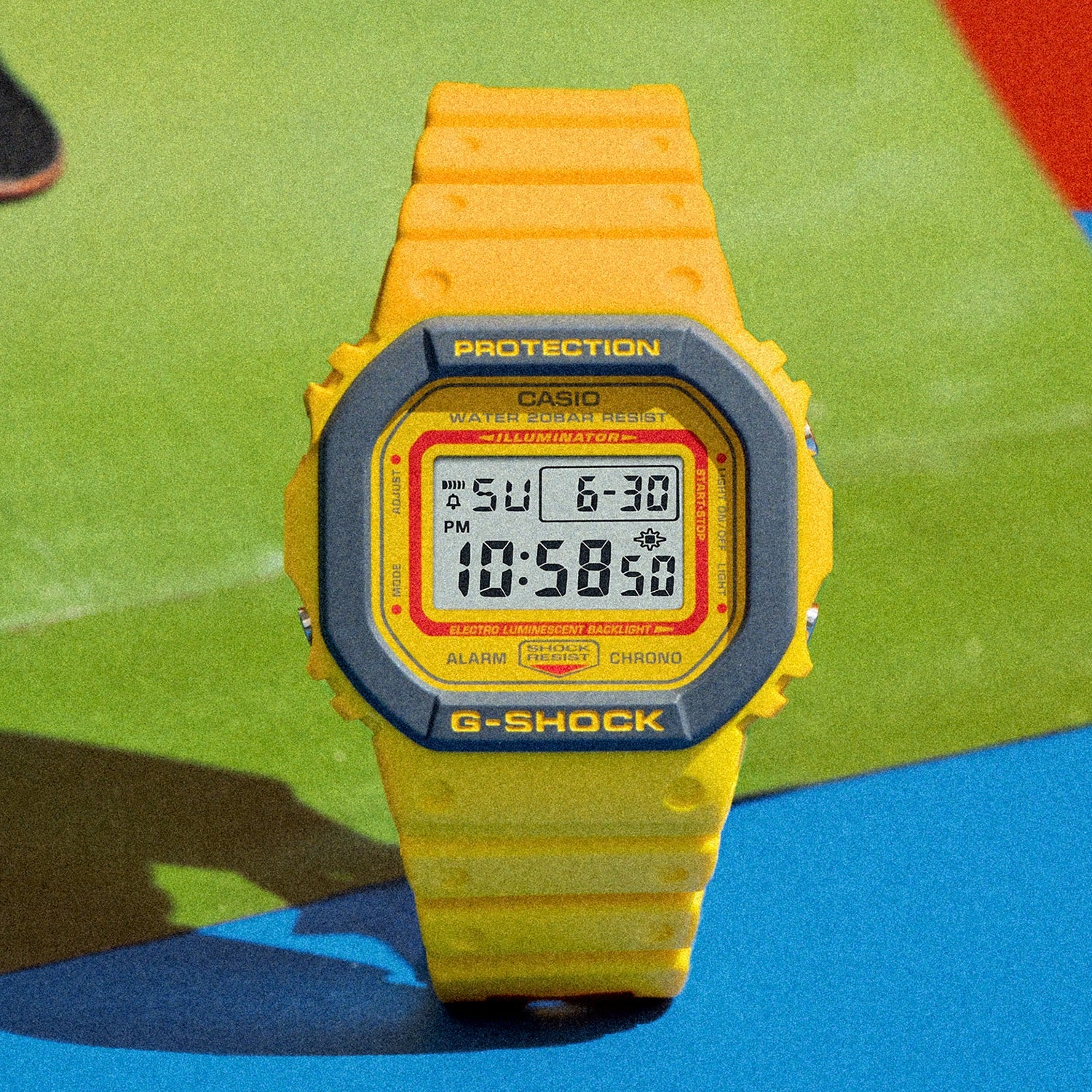CASIO G-Shock Square 'Yellow' DW-5610Y-9PR