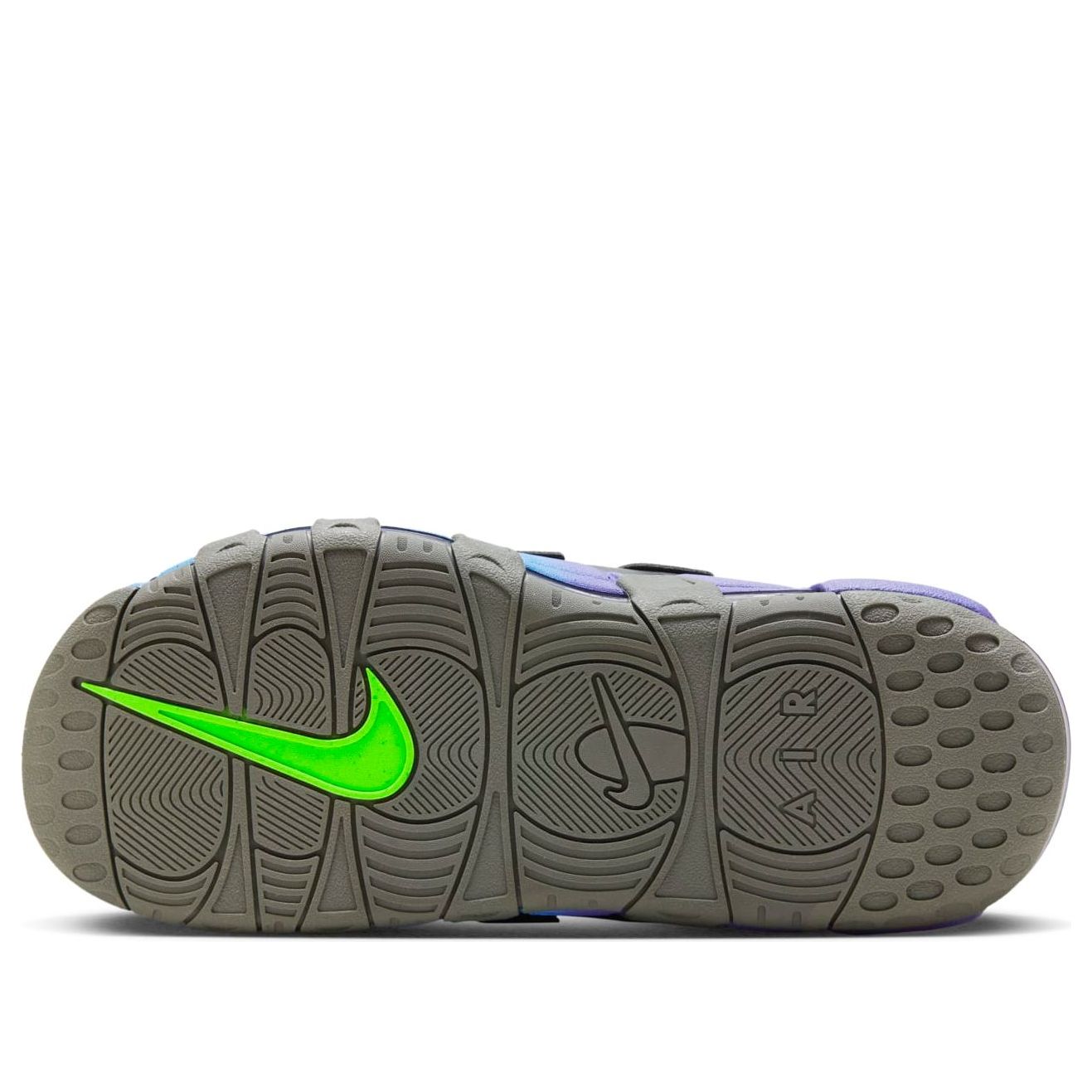 Nike Air More Uptempo Slides 'Black Blue Purple Gradient' FN8893-034