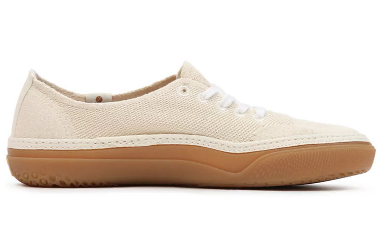 Vans Circle Vee Low Top Casual Skate Shoes Beige 'Cream' VN0A4BWLAZN