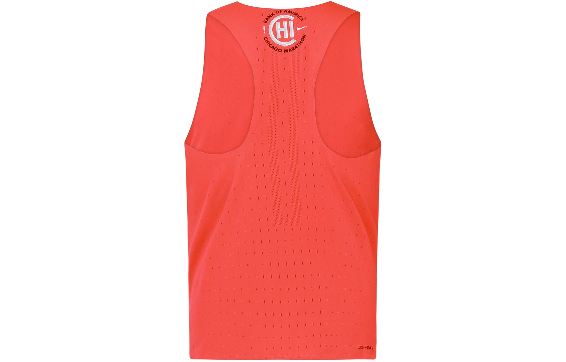 Men's Nike Chicago Marathon Alphabet Printing Running Sports Orange Vest DN6771-635