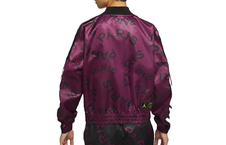(WMNS) Air Jordan Paris Saint-Germain Casual Sports Jacket Purple CU5320-610