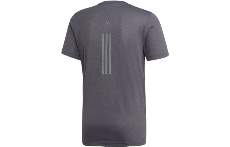 adidas CHILL TEE M Training Sports Short Sleeve Gray FL8578