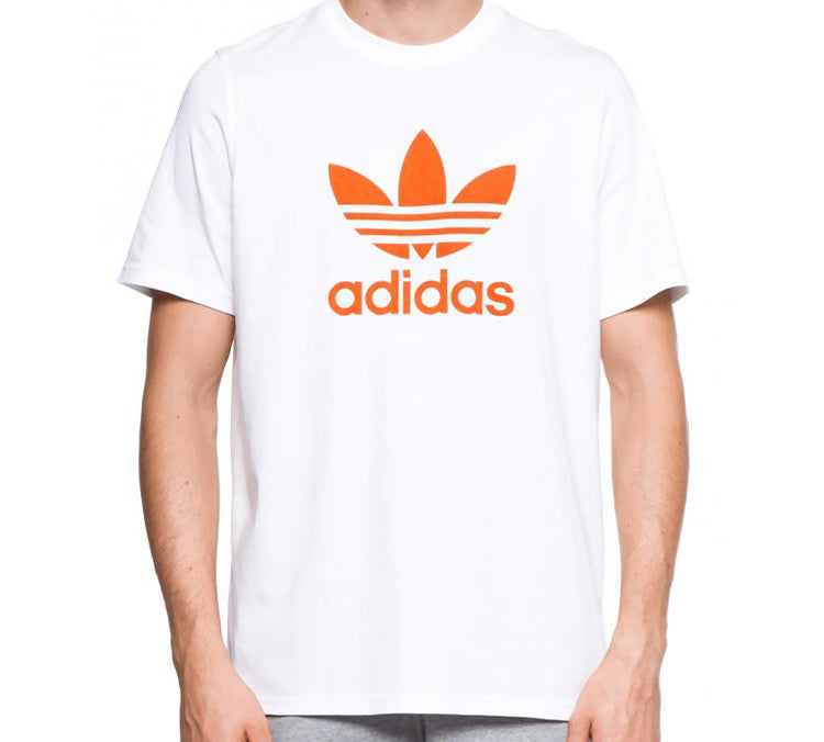 adidas originals Sports Short Sleeve White Orange DH5772