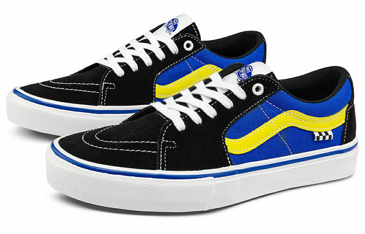 Vans Unisex SK8-Low Sneakers Black/Blue VN0A5FCFJCD