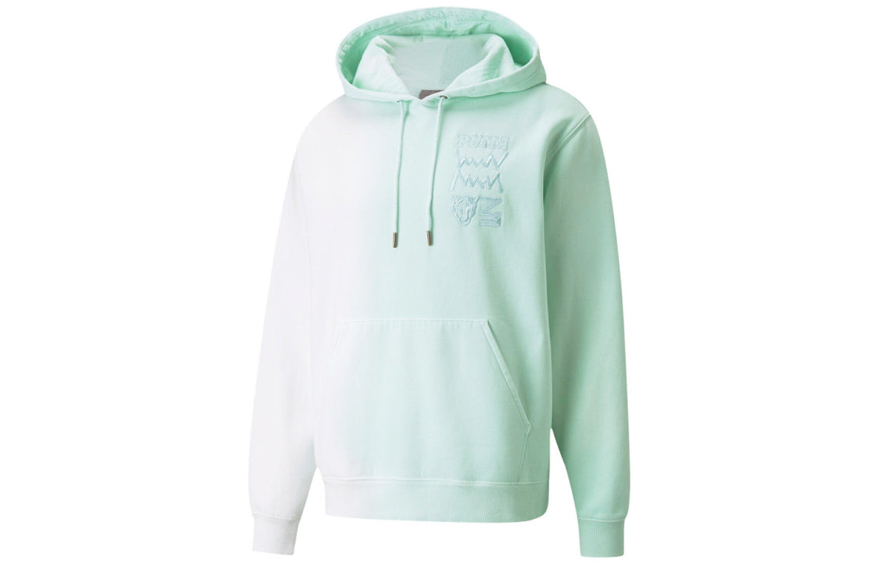 PUMA First Pick Basketball Hoodie 'Teal White' 532118-01