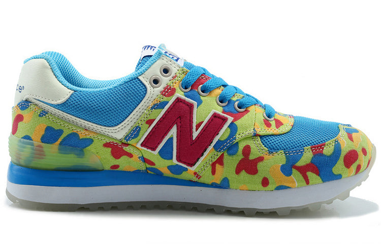(WMNS) New Balance 574 Sneakers Blue/Yellow WL574HPN