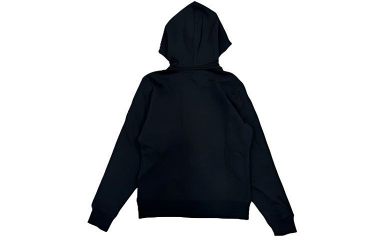 (WMNS) Vans Graphic Pullover Hoodie 'Black Red' VN-0R3MBLK