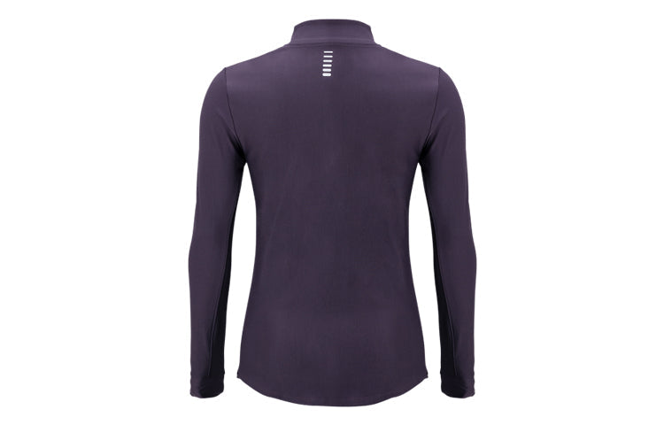 (WMNS) Under Armour Qualifier 1/2 Zipper Sports Tops Purple 1326512-595