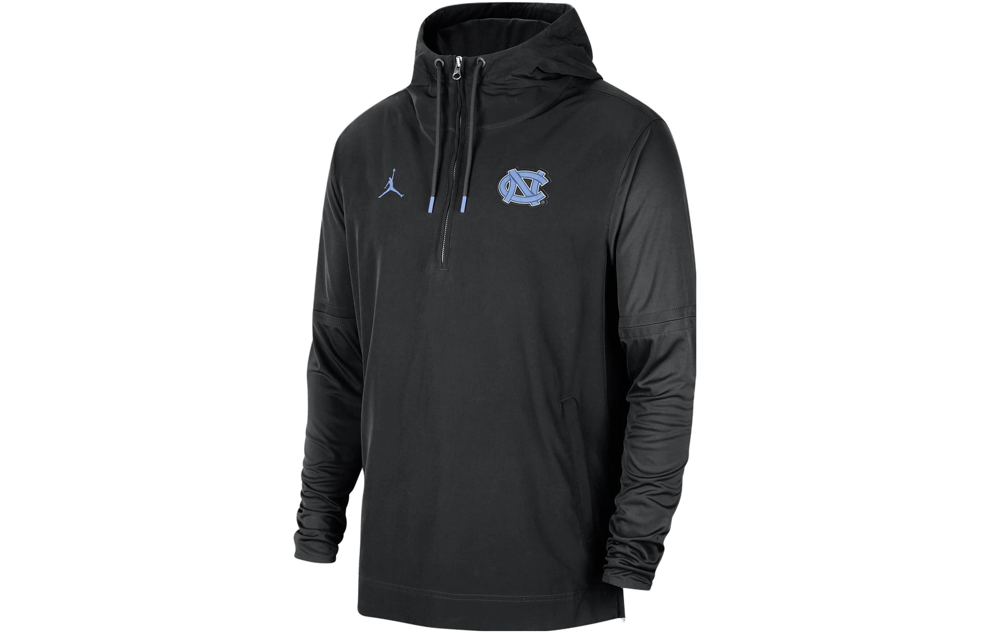 Air Jordan UNC Player College Long-Sleeve Woven Jacket 'Black' DZ9332-010