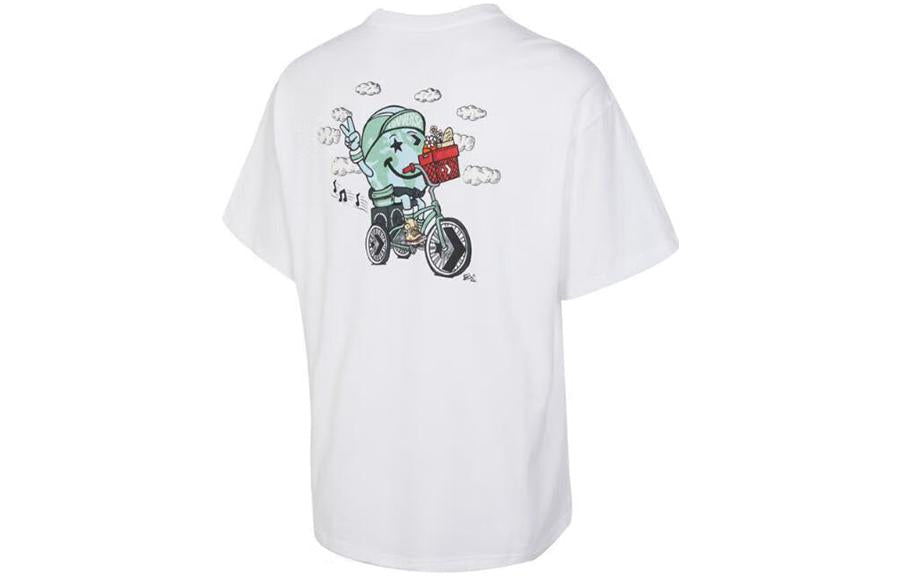 Converse Biking World Tee Asia Sizing 'White' 10025241-A02