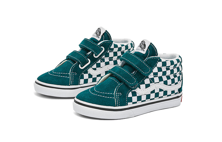 (TD) Vans SK8-Mid 'Green White Grid' VN0A5DXD60Q
