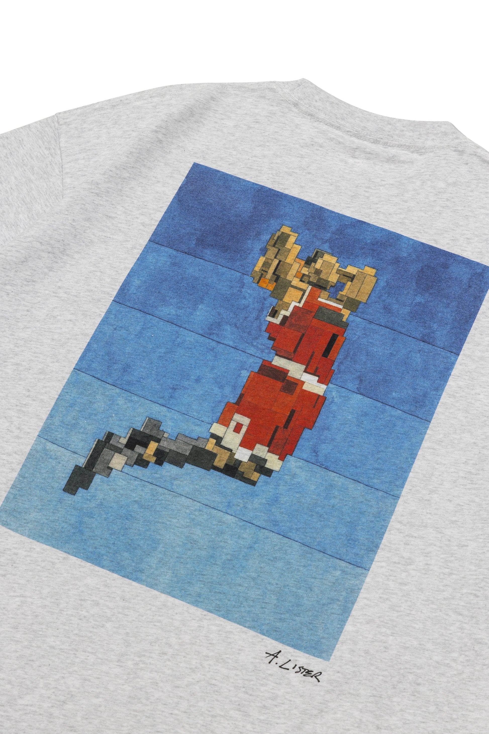 Grocery Rose Tee By Adam Lister GRO-ROSE-GREY