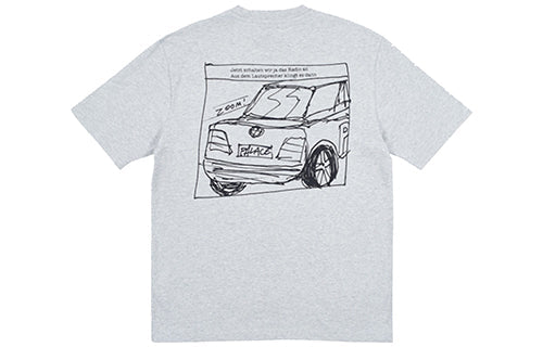 PALACE Autobahn T-Shirt Grey Marl Unisex PAL-SS18-079