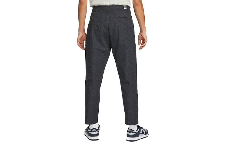 Nike Woven Cropped Casual Pants 'Black' DM5611-010
