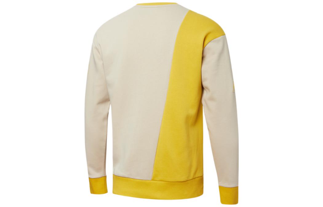 PUMA Mix Badge Long Crew Sweater 'Beige' 537008-64