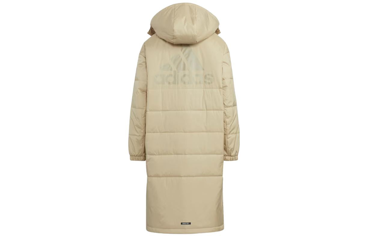 (GS) adidas Junior Bench Boa Long Down Jackets 'Beige' HM7168