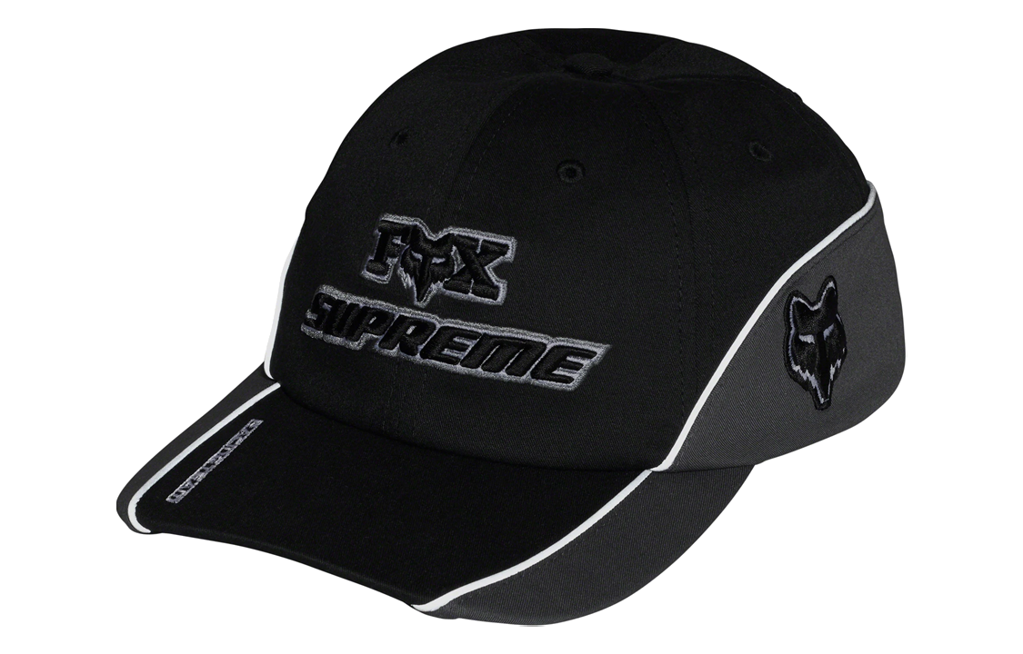 Supreme x Fox Racing 6-Panel Cap 'Black' SUP-FW23-2375