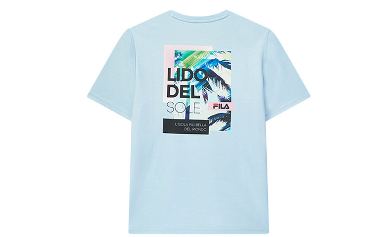 FILA Round Neck Casual Sports Short Sleeve Blue F11M028146F-LB