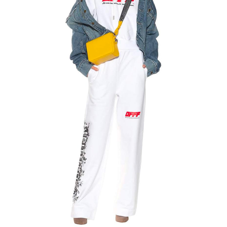 Off-White Graffiti Long Pants Unisex White OWCH002S180031240120