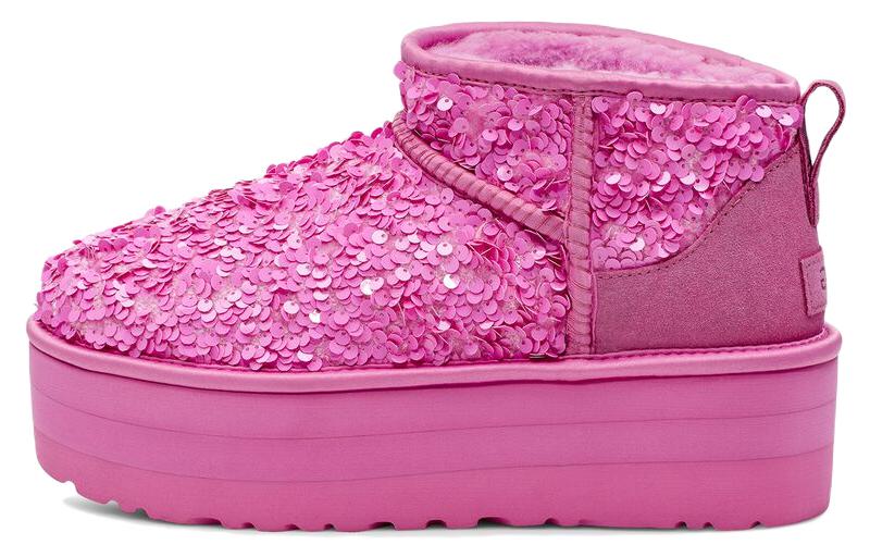(WMNS) Ultra Mini Chunky Sequin Boot 'Pink' 1135060-ECH