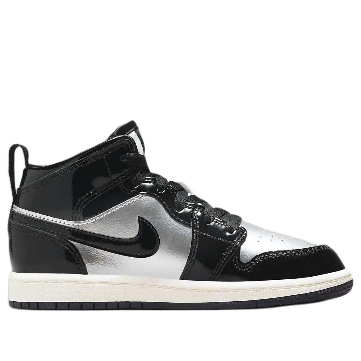 (PS) Air Jordan 1 Mid SE 'Black Metallic Silver Gold' FZ3937-001