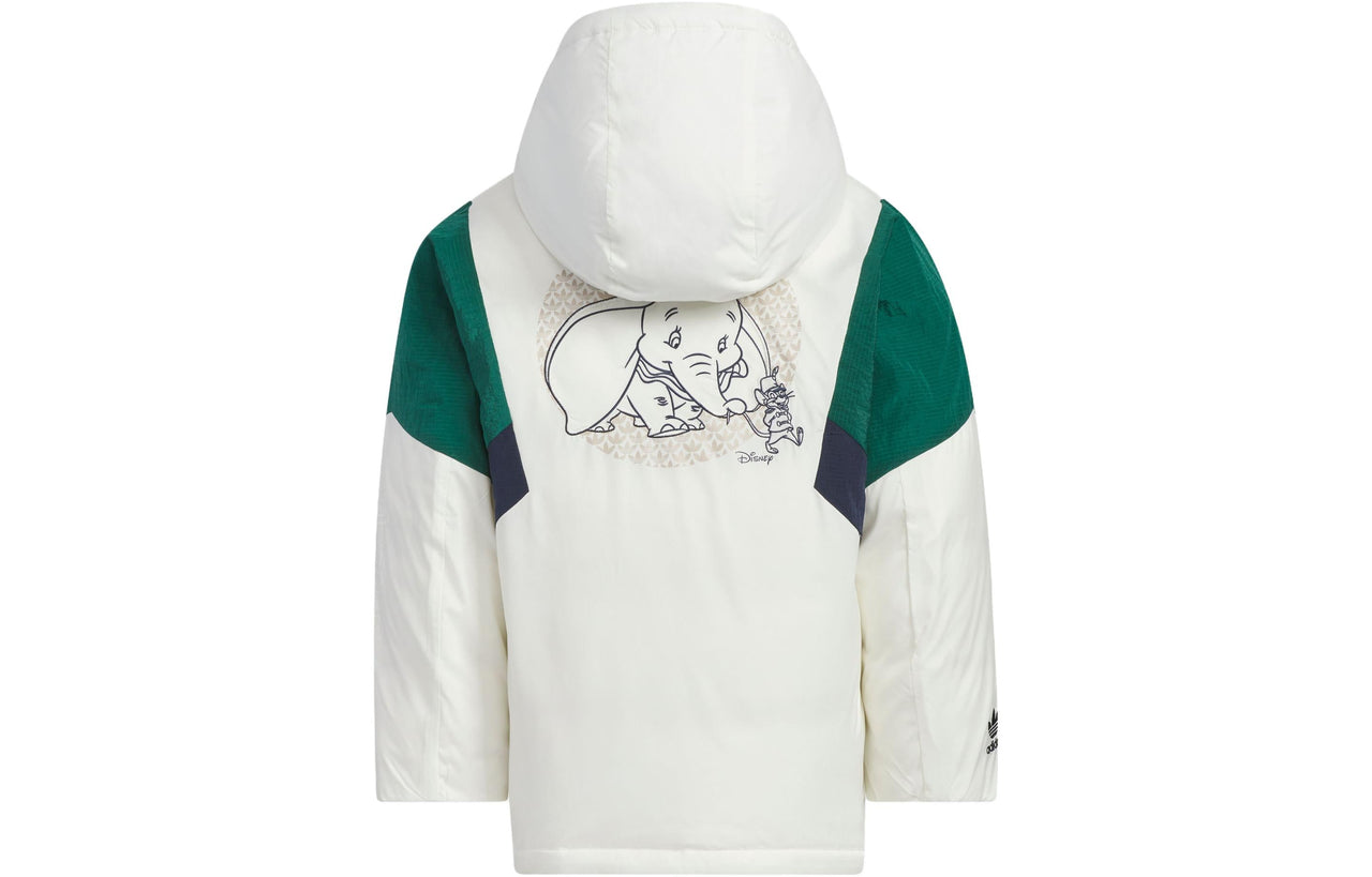 (GS) adidas Originals x Disney Dumbo Jacket 'White Green' IX4360
