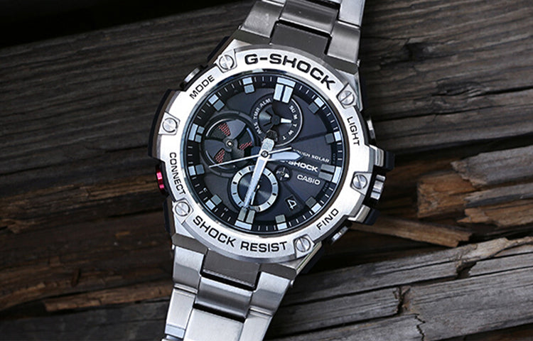 CASIO G-Shock G-Steel 'SIlver Black' GST-B100D-1APRT