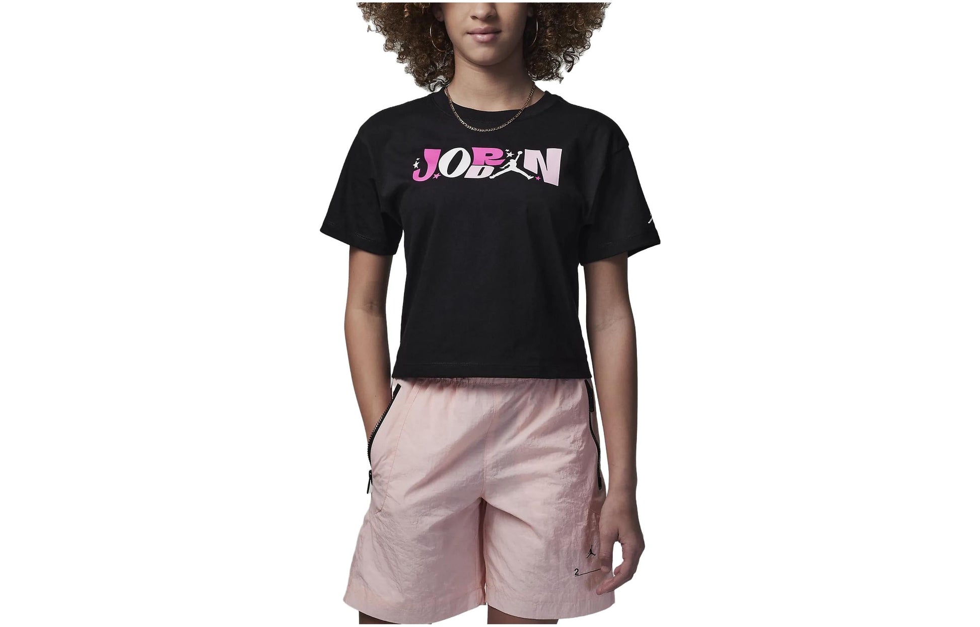 (GS) Air Jordan All Star T-Shirt 'Black' 45C604-023