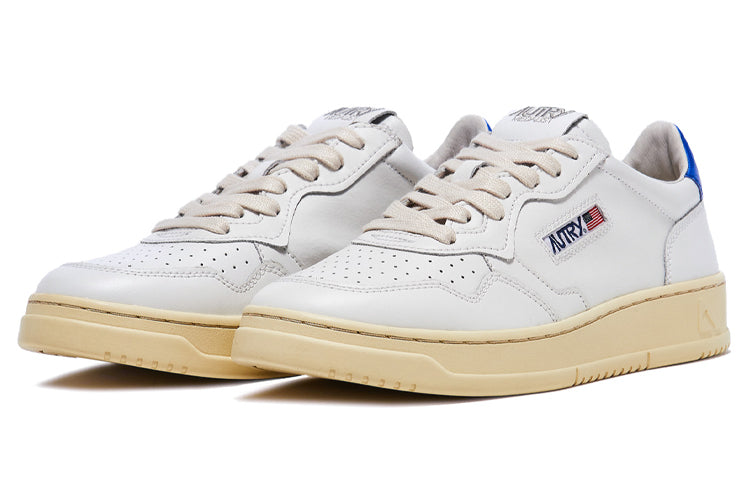 Autry Medalist Leather Low 'White Azure' AULM-LL46