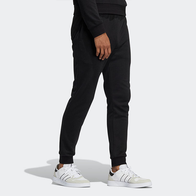 adidas neo M Ce Brnded Tp Casual Sports Elastic Waistband Bundle Feet Pants Black HD7065