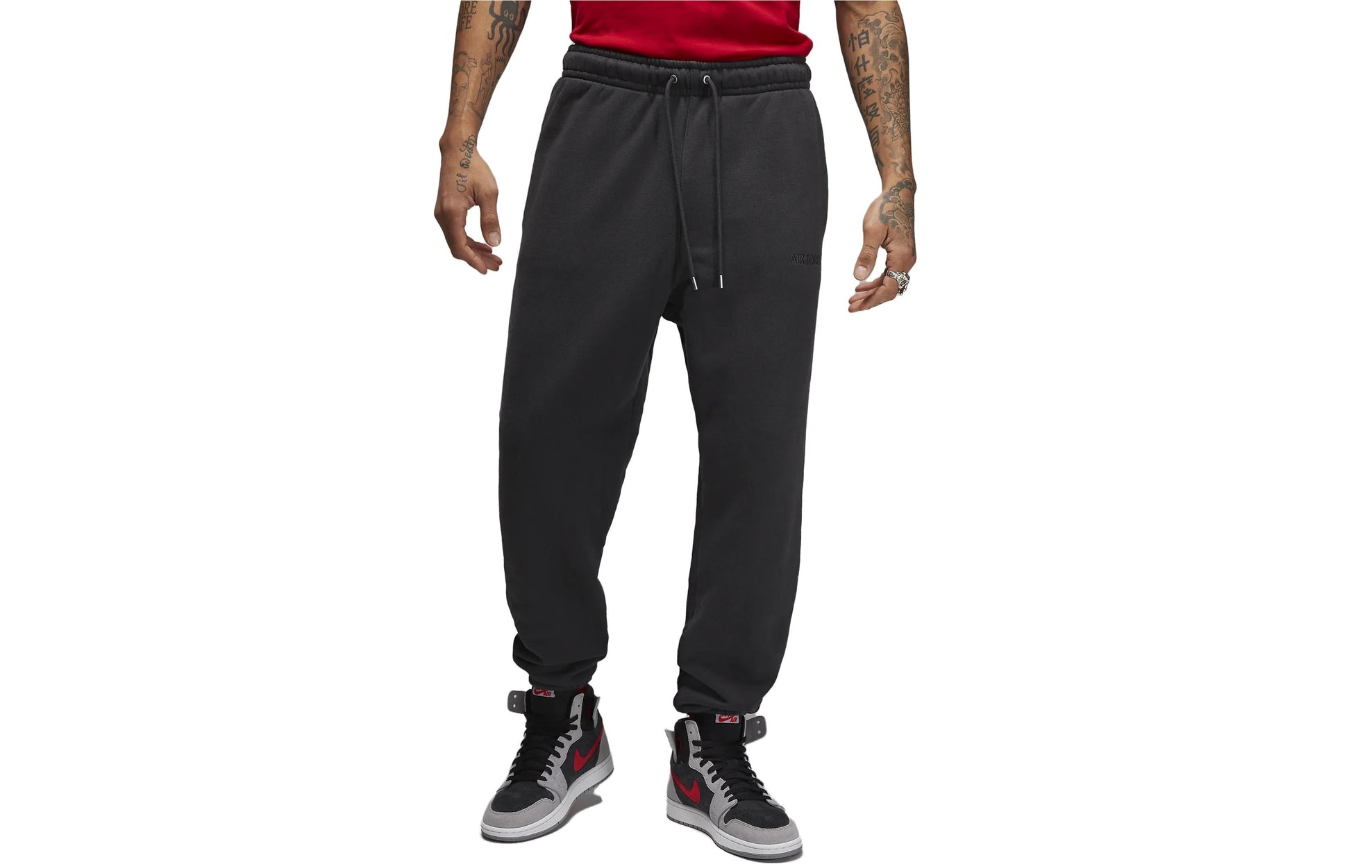 Air Jordan Wordmark Fleece Sweatpants 'Black' FJ0696-045