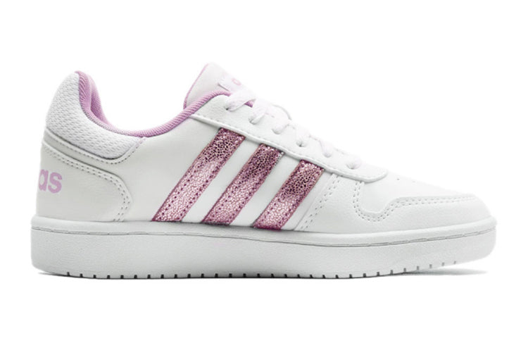 (GS) adidas adidas Hoops 2.0 J 'White Clear Lilac' FY8914