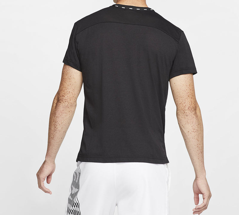 Nike Athleisure Casual Sports Short Sleeve Black CJ4620-010