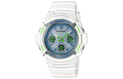 CASIO G-Shock Analog-Digital 'White' AWG-M100SWG-7A