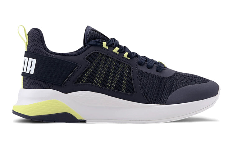 (GS) PUMA Anzarun Knit Low Top Black/Yellow/White 372036-02