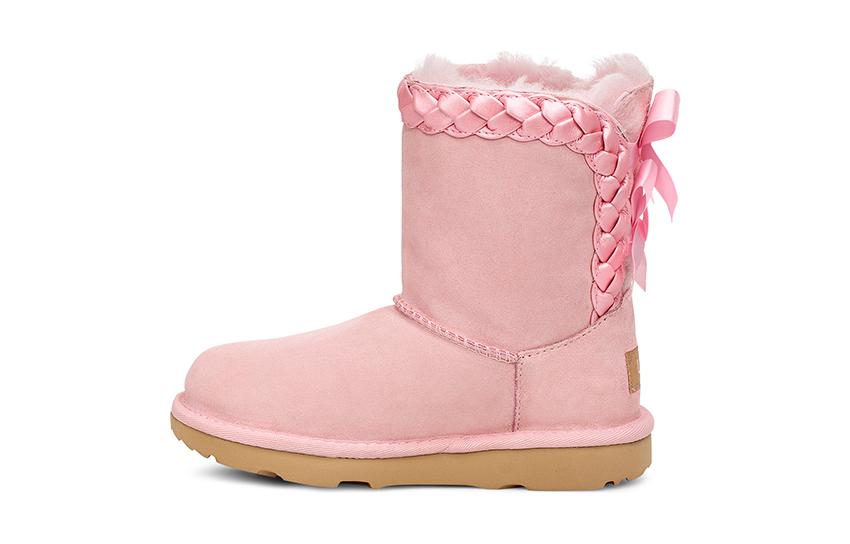 (PS) UGG Classic Short Braided 'Pink' 1103617T-SLPN