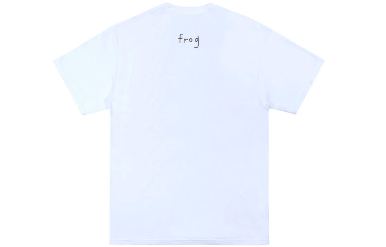 NOAH x Frog Core Logo Tee Printing Short Sleeve Unisex White T20SS20WHT