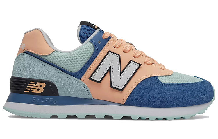 (WMNS) New Balance 574 'Light Mango Blue' WL574GL2