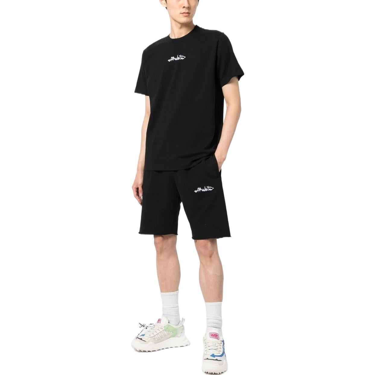Off-White Ow Script Tee OMAA027F22JER0055100