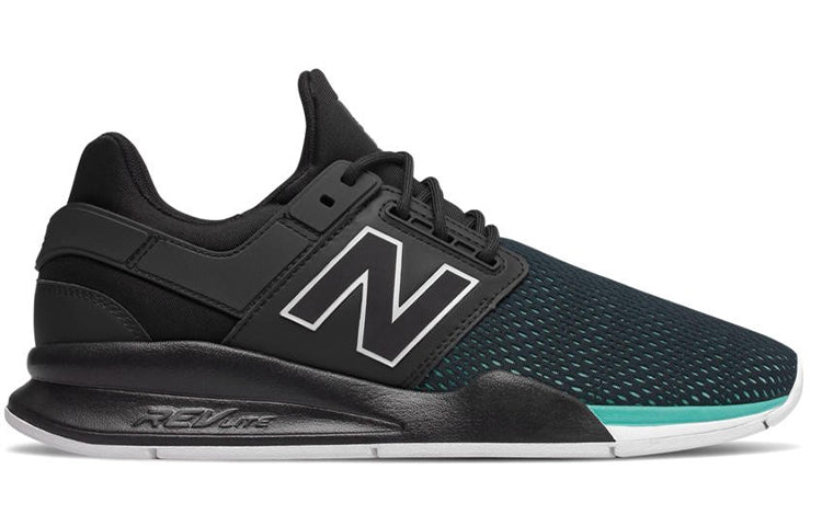 New Balance 247 Shoes Black/Green MS247TK