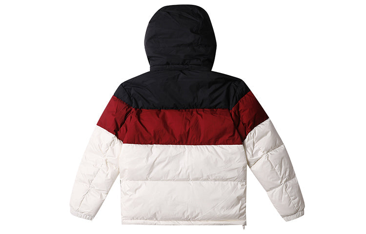 New Balance Winter Warm Puffer Jacket Asia Sizing 'White Black Red' NPA43013-BUR