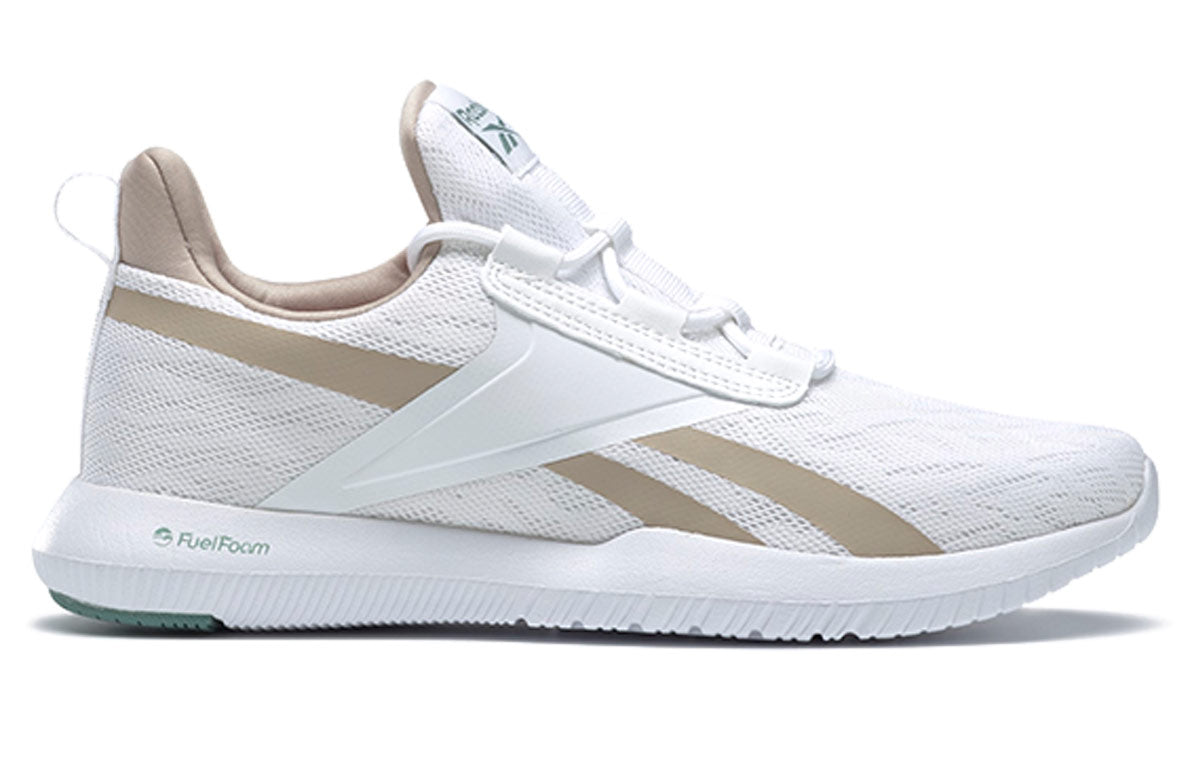 (WMNS) Reebok Reago Pulse 2.0 'White Brown' EF5977
