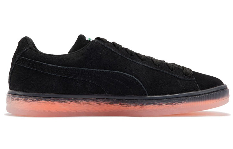 PUMA Suede Translucent 'Black Pink Red' 383894-02