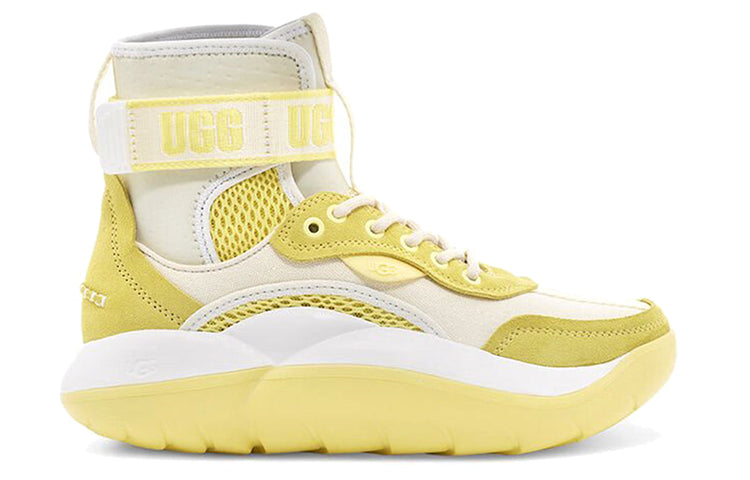 (WMNS) UGG LA Cloud Hi White Yellow 1108914-MWSS