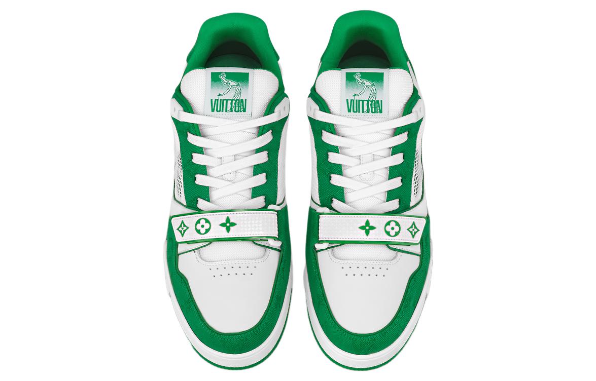 LOUIS VUITTON LV Trainers 'White Green' 1ABLY3