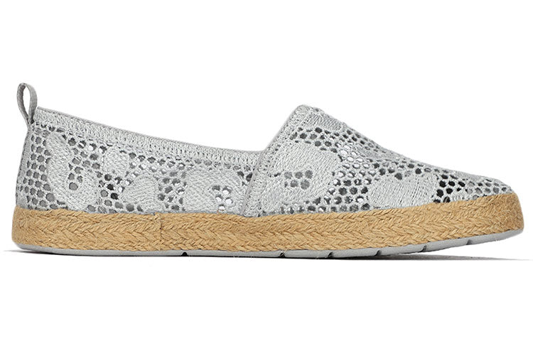 (WMNS) Skechers Bob's Slip-On Shoes Grey 66666096-LTGY