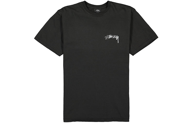 Men's Stussy Bloom Tee Flowers Short Sleeve Black 1904521-0001