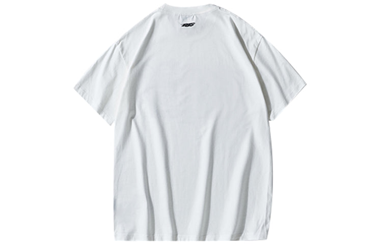 PJs Vigor Surf Alphabet LOGO Basic Pattern Casual Pure Cotton Unisex White 20SSTS1005-P