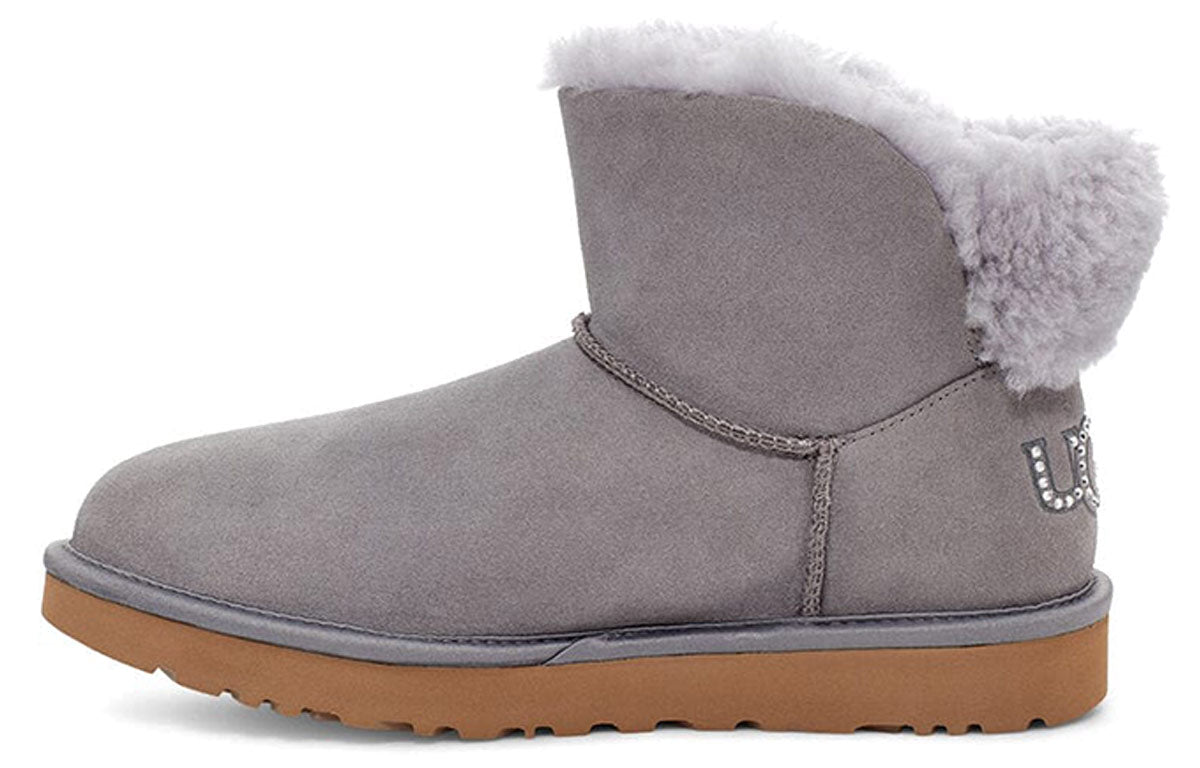 (WMNS) UGG Classic Bling Mini 'Grey Purple' 1118839-SAMT